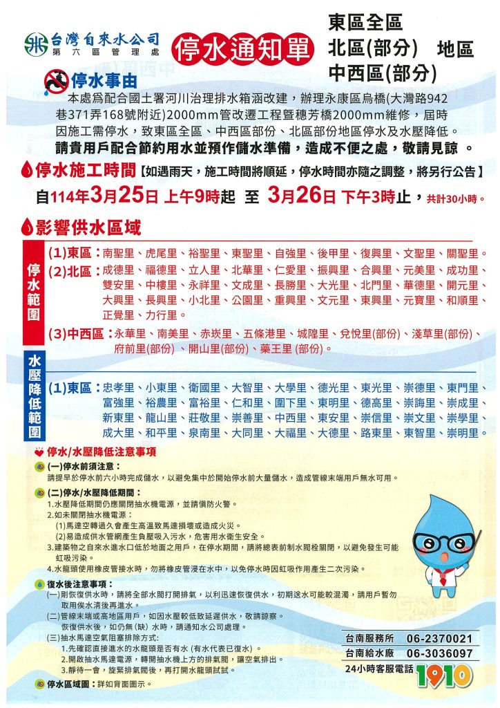 停水公告2