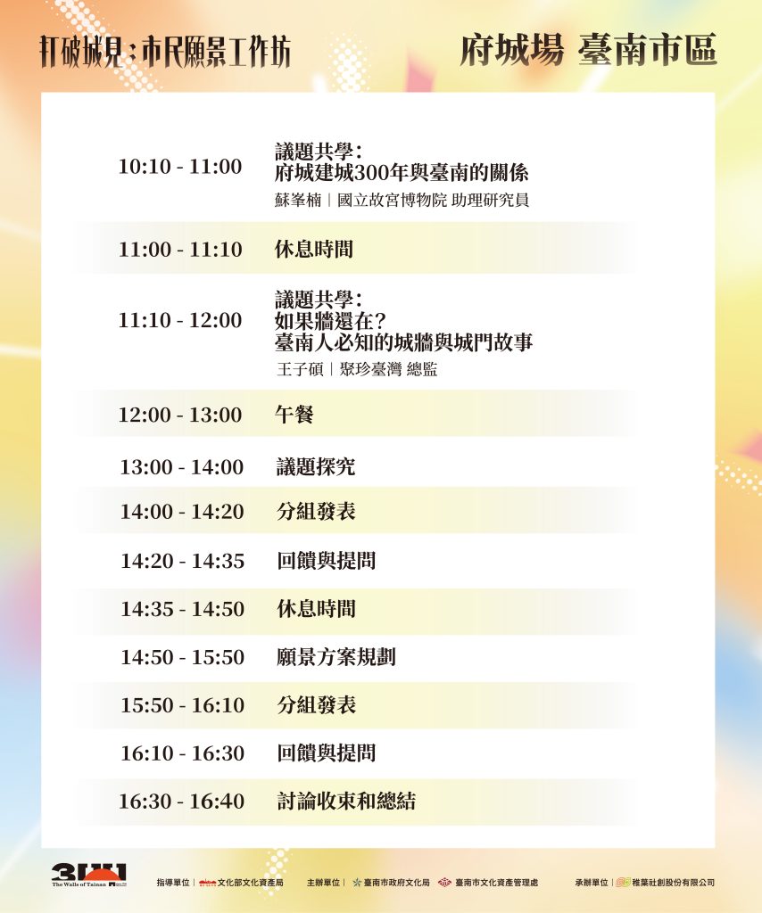 時程表